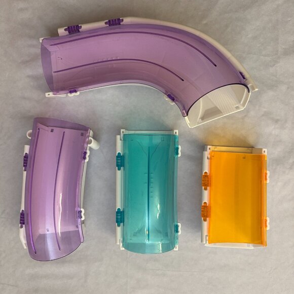 15 pc Zhu Zhu Pets Bundle / 5 Animals (Work) and 10 Track & Building Pieces - Picture 10 of 13